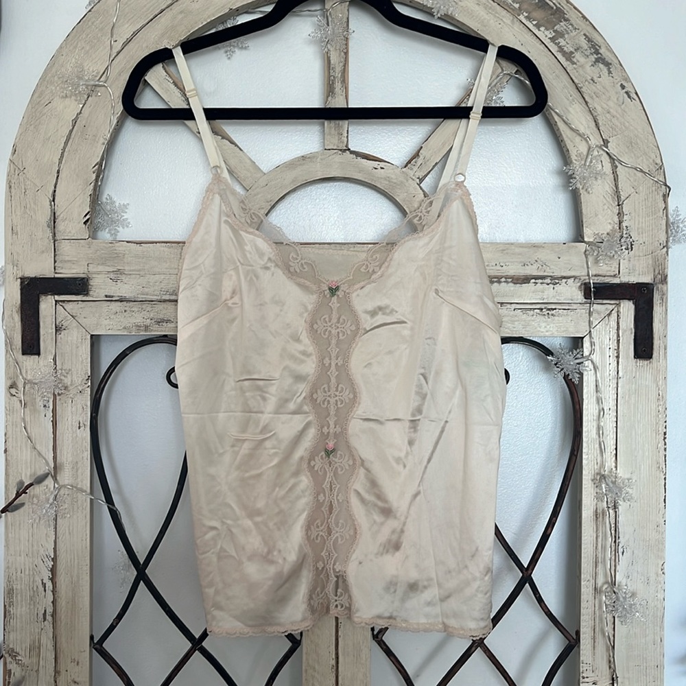 Vintage 60s-70s Sears Lingerie Nylon Tank Top